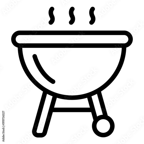 grill outline icon. barbecue stove. meat cooking. adha feast