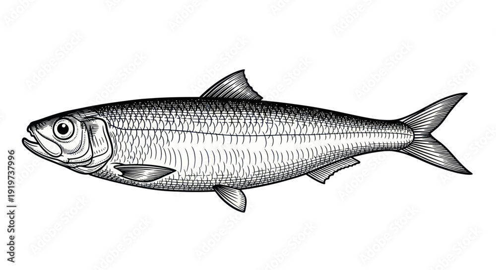 Foto Herring Fish Illustration