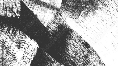 Abstract textured background with intersecting diagonal brush strokes in black and white