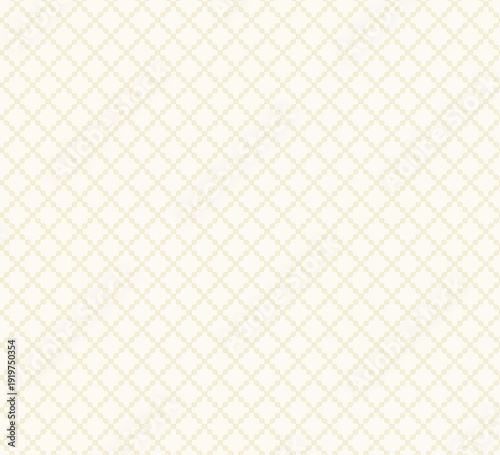 丸つなぎダイヤ柄模様背景素材(ベージュ）