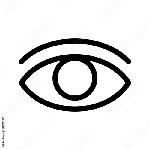 Vision Icon Vector Symbol Design Illustration