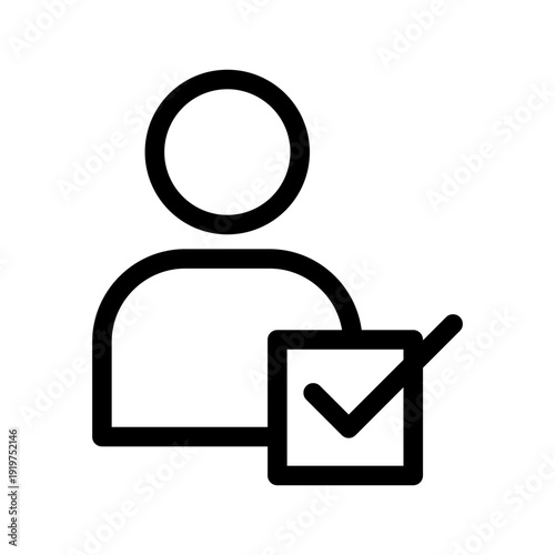 Attendance Icon Vector Symbol Design Illustration