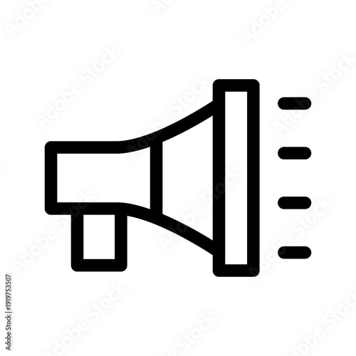 Megaphone Icon Vector Symbol Design Illustration