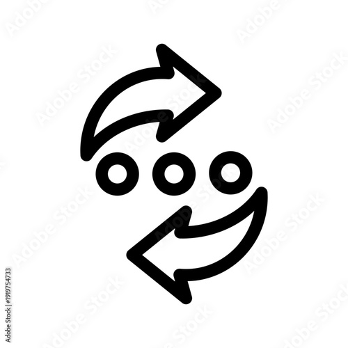 Repost Icon Vector Symbol Design Illustration