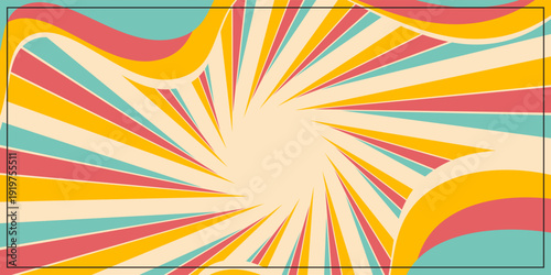 Classic comic retro background with grunge effect