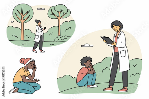 Outdoor Mental Health Support and Therapy.