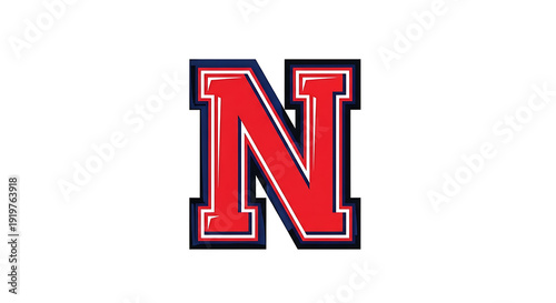 Red Northwestern University logo on white background.