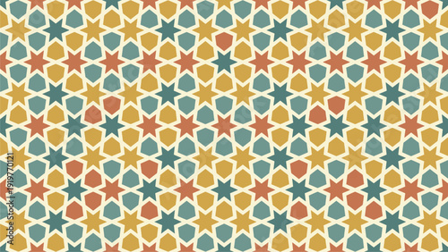 Seamless Geometric Pattern Background for Commercial Design Projects