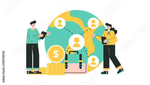 Strategic partnership and business venture network connecting people globally for investment