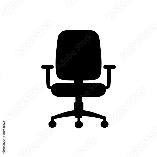 Office Chair Vector Icon