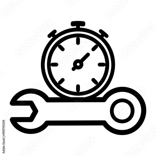 schedule Line Icon