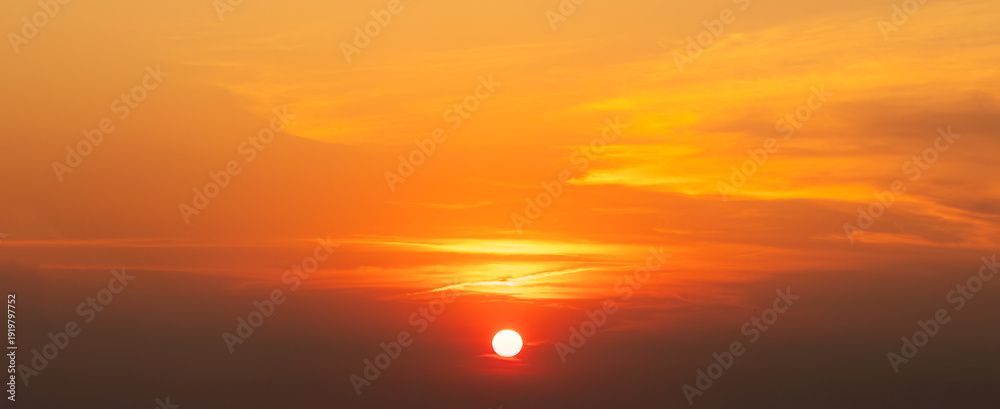Foto Orange sky replacement