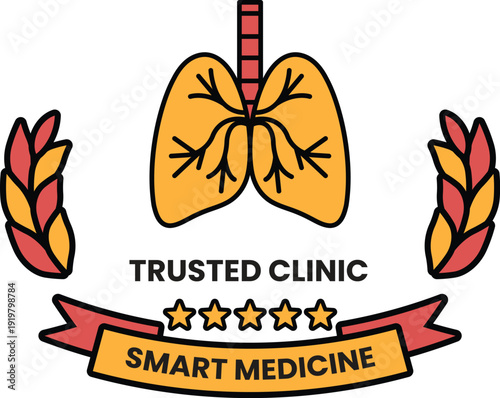 A logo for a trusted clinic that is smart medicine