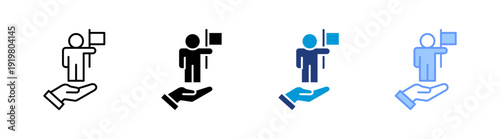 lead nurturing icon set multiple style collection