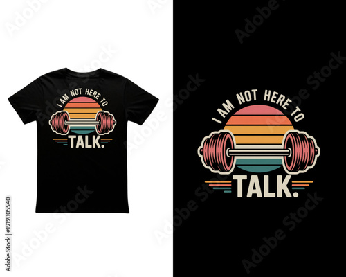 Gym vector t shirt design 