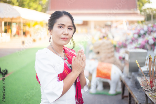 Women in northeastern Thailand wearing traditional costumes on important occasions.