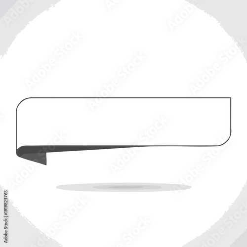 Modern Minimalist Speech Bubble Icon for Communication and Messaging Apps