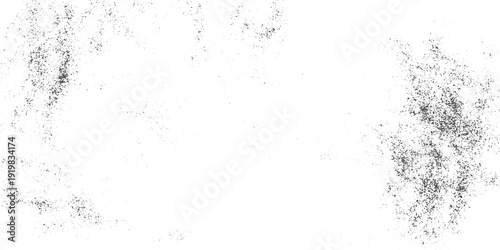Retro Dark Grain Noise Grunge Texture Transparent Dot Overlay Weathered Pattern Vector Background Design.