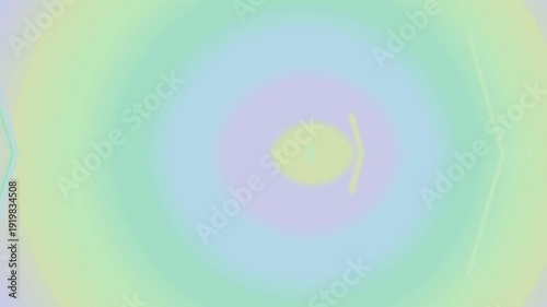 Wallpaper Mural Soft Pastel Rainbow Gradient Circles Abstract Background Torontodigital.ca