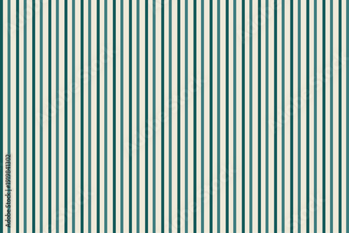 Vertical stripe pattern in dark green, teal, and cream tones, evenly arranged to create a clean, modern, and orderly look. Ideal for backgrounds or textile design.