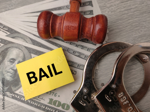 The image represents the concept of BAIL in the legal system