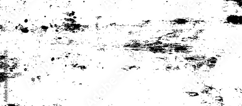 Black and white distressed grunge texture overlay background effect with rough worn surface