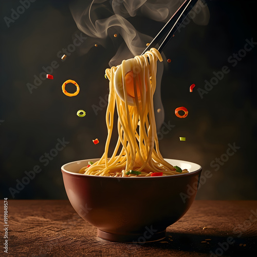 spaghetti pasta in a bowl