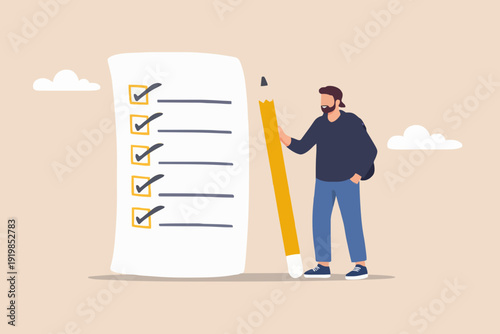 Simple Task List With Man