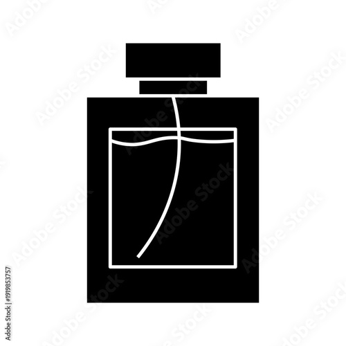 Parfum icon on white background