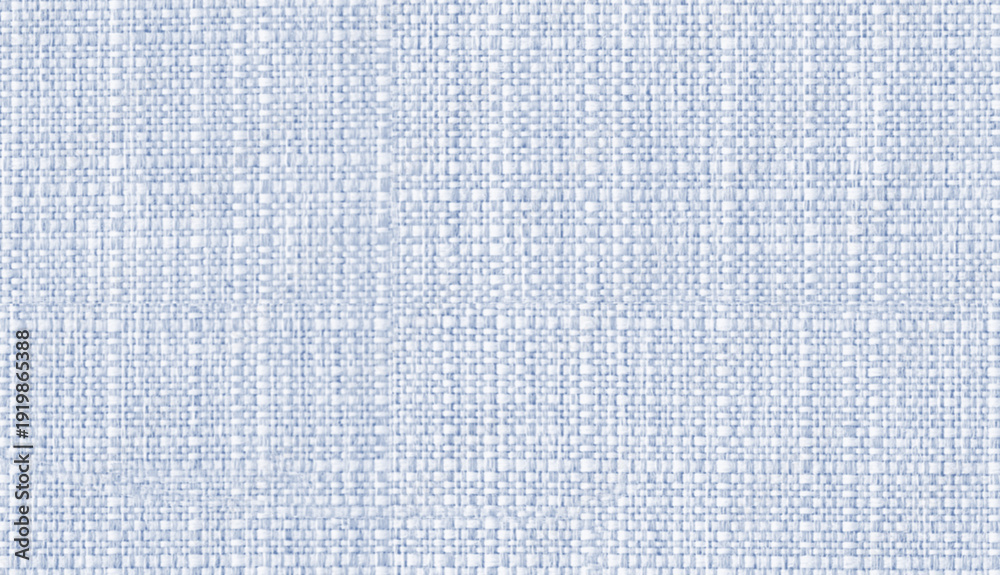 Αυτοκόλλητο Woven texture in a serene blue color, showing the intricate details and texture of a textile