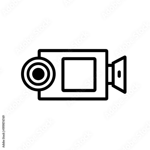 Video Recorder Icon For Apps User Interfaces