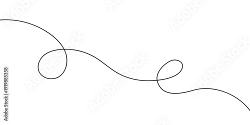 abstract creative black curly line background.