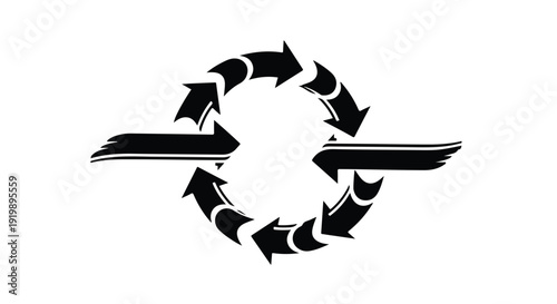 An origami style vector illustration of a horse and rider made from folded paper shapes with a clean Japanese inspired design