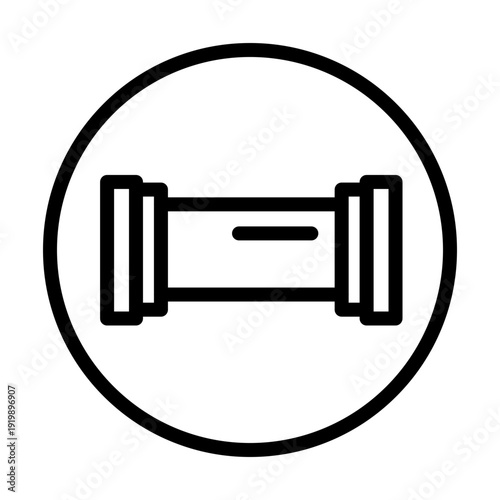 Conduit Pipe Vector Icon