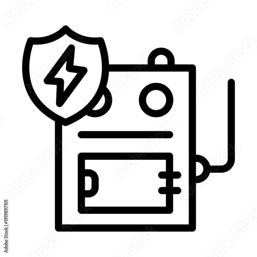 Electrical Panel Vector Icon