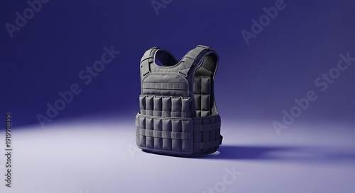 Modern bulletproof vest for personal protection and security