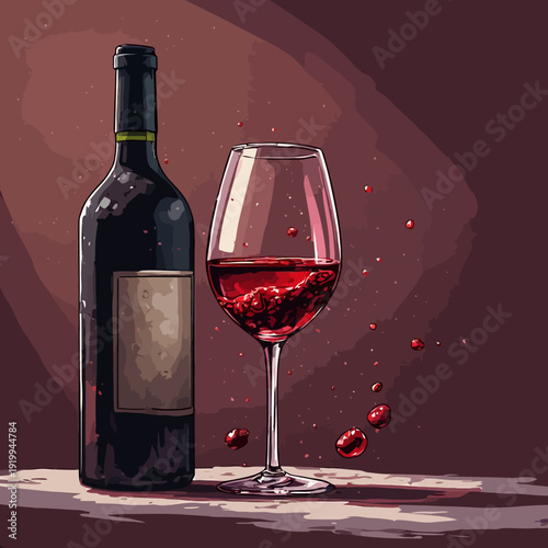 Wine Drink Very Cool Design