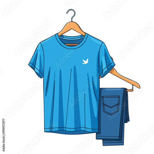 Casual Outfit with T Shirt and Jeans