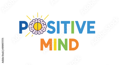 An inspirational illustration promoting good mental health and a mindful approach to daily living, emphasizing clarity and well-being in all life