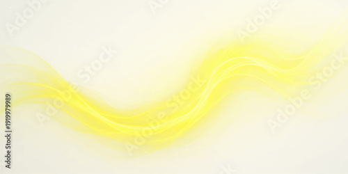 An abstract colorful background featuring a bright summer wave design with yellow and orange curves and sun-like energy patterns on a vector illustration backdrop template