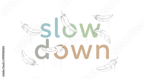 This minimalist design beautifully conveys a powerful message of tranquility, urging observers to pause, reflect, and embrace a calmer existence now.