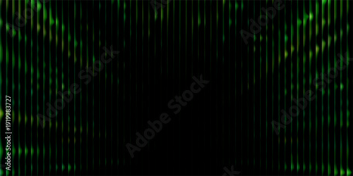 Glowing neon waves form vibrant circular gradient with fractal glass effect and blending purple cyan colors. Futuristic and dreamy background with wave effect adds fluid movement and dynamic depth