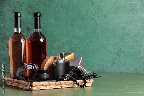 Gift basket with male acces...