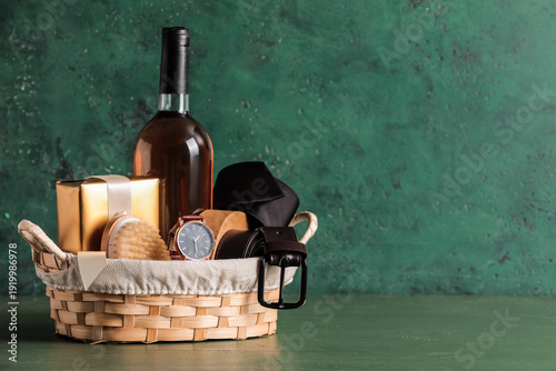 Gift basket with male acces...