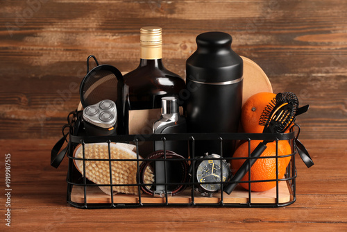 Gift basket with male acces...