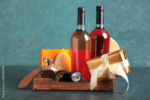 Gift basket with male acces...