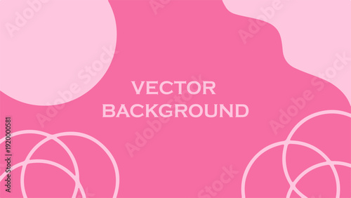 Pink Vector Seamless Background with Elegant Swirls and Floral Design for Graphic Design and Crafts