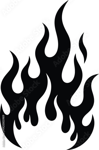 flame  icon  fire  symbol  graphic  element  design