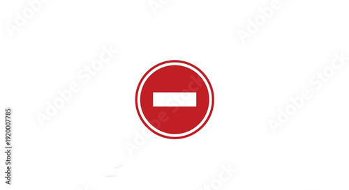 road sign isolated on white background