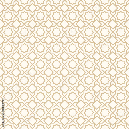 Vector islamic and arabic ornament pattern background